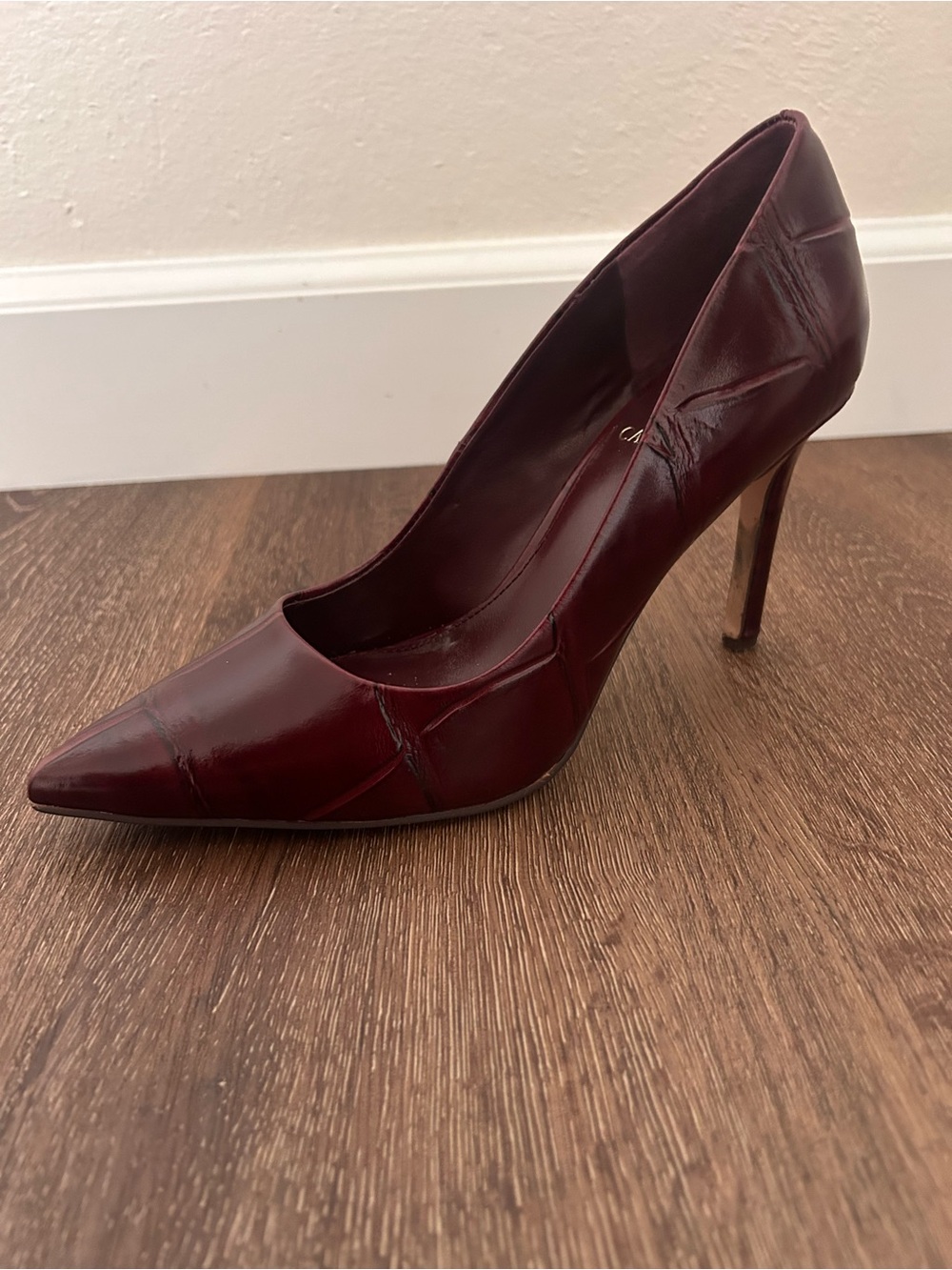 Vince Camuto Savilla Pointed-Toe Stiletto Pump in Plum size 8.5 - worn once!